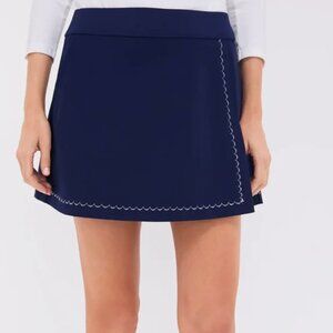 NWT Tuckernuck Navy 15 Inch Performance Jersey Halliet Golf Skirt